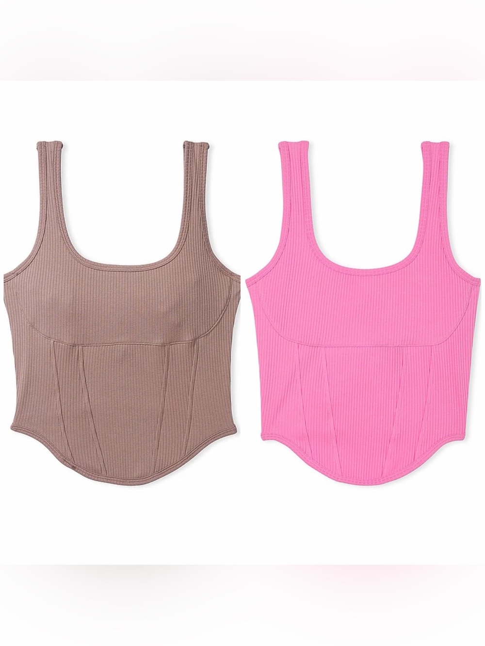 2 for $25 | Victoria Secret Pink Corset Detail Tank Top